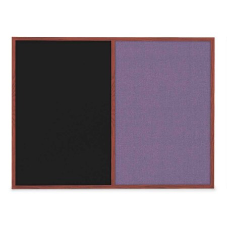 United Visual Products Slim Style Indoor Enclosed Corkboard, 48 UVRDS48SBH-BLACK-KEYLIME